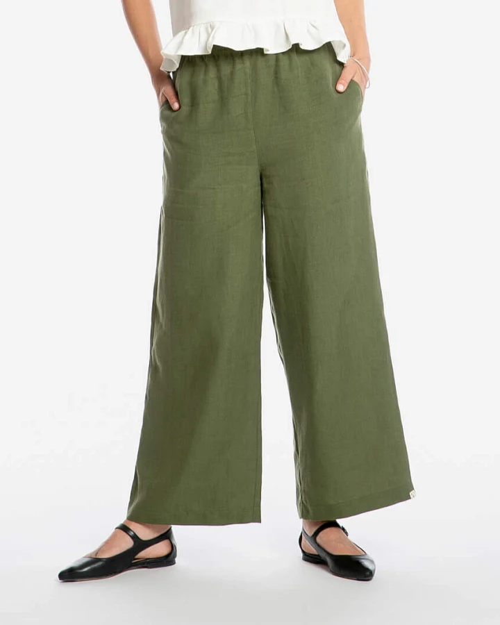 MATONA Damen vegan Culottes Olive