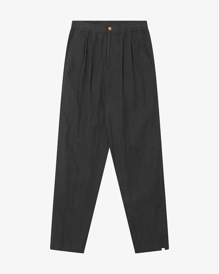 MATONA Herren vegan Hose Klassisch Schwarz