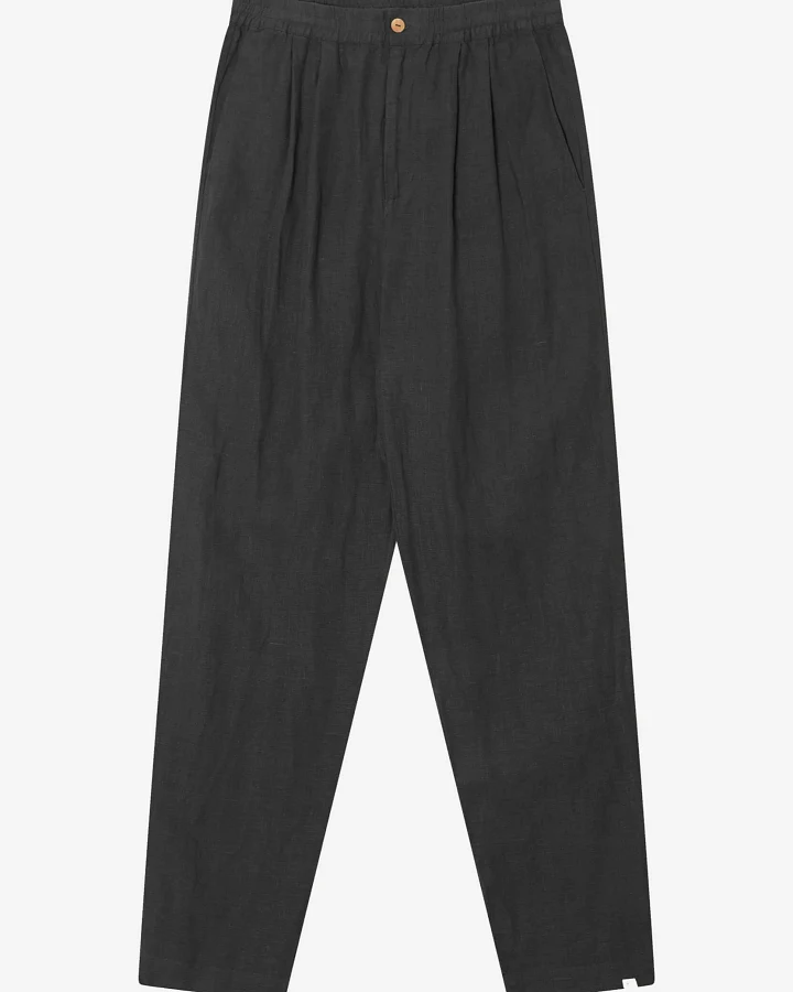 MATONA Herren vegan Hose Klassisch Schwarz