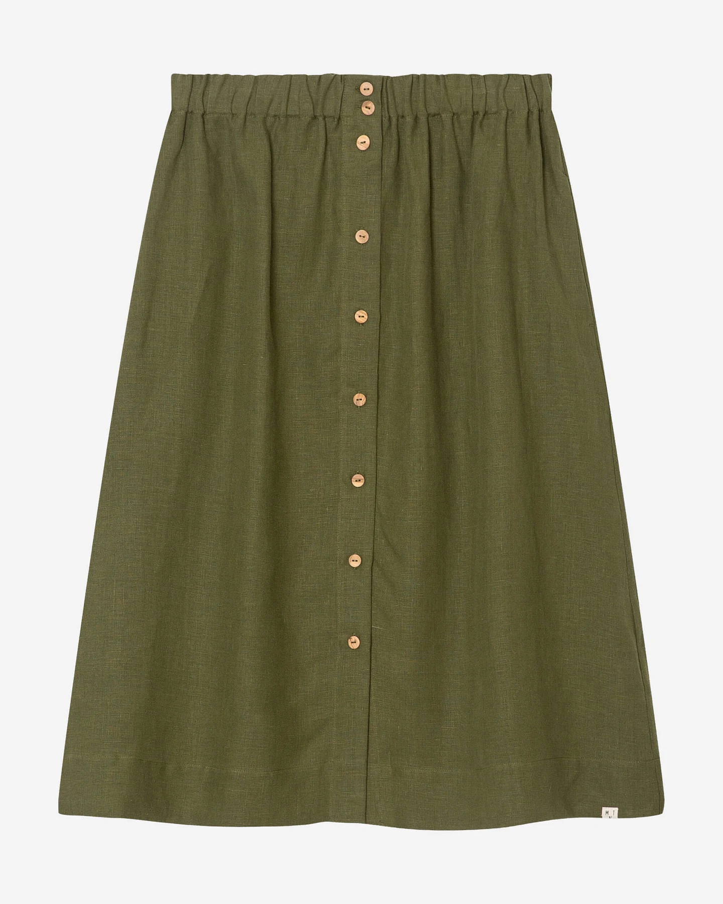 MATONA Damen vegan Midirock Olive – Ansicht 2