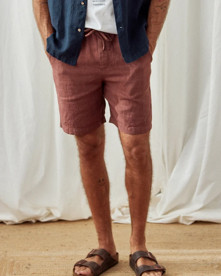 TWOTHIRDS Herren vegan Shorts Bagaat Cappuccino