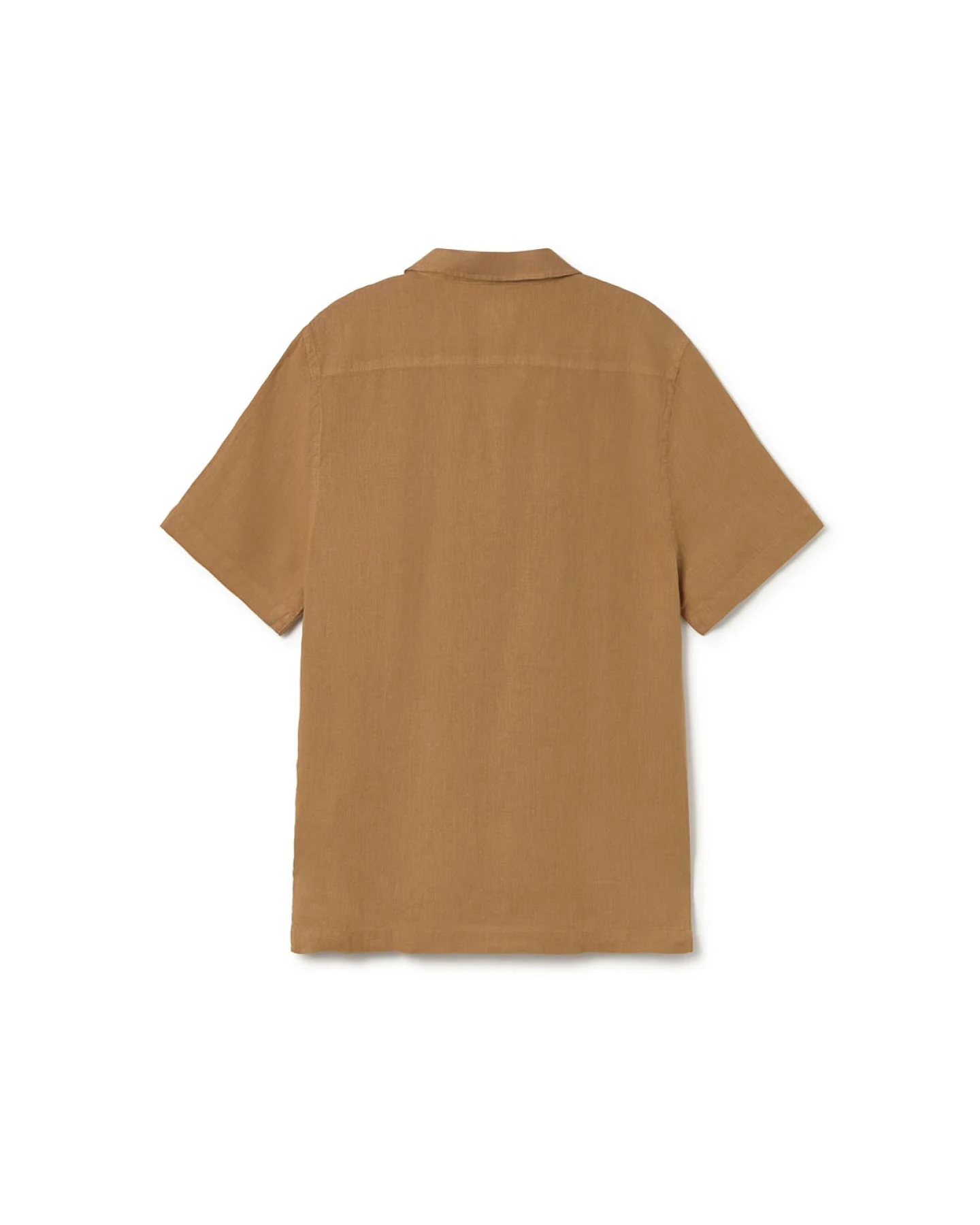 TWOTHIRDS Herren vegan Hemd Olorua Adobe Braun – Ansicht 2