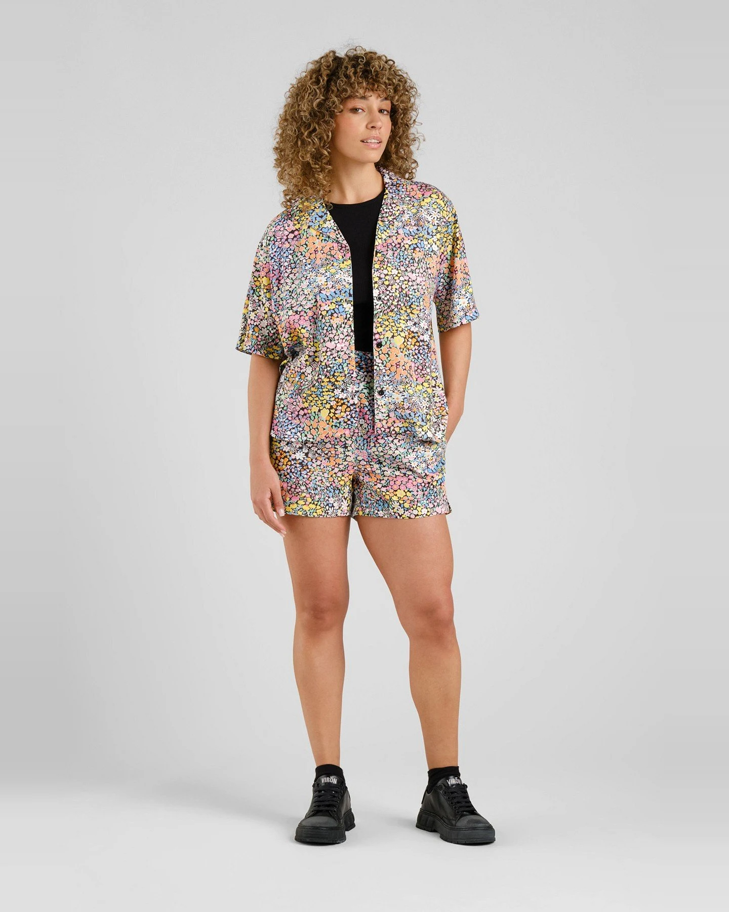 Shorts Aspudden Meadow Flowers Rosa – Ansicht 2