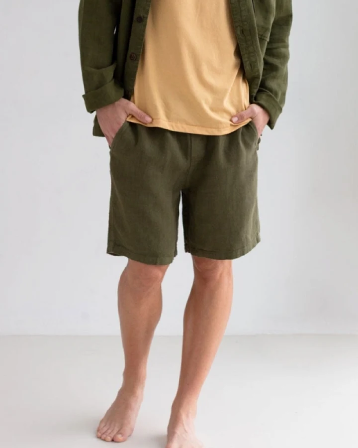 TWOTHIRDS Herren vegan Shorts Bagaat Codium Grün