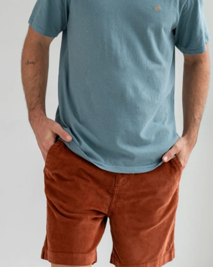 TWOTHIRDS Herren vegan Shorts Kabak Kokosnussschale Braun