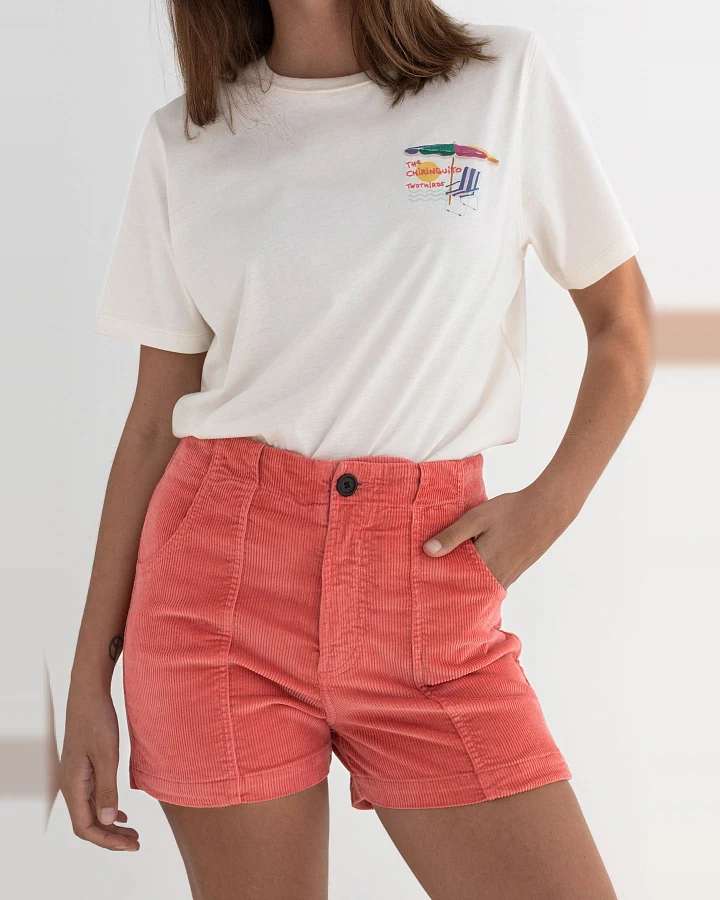 TWOTHIRDS Damen vegan Shorts Cockatoo Pink