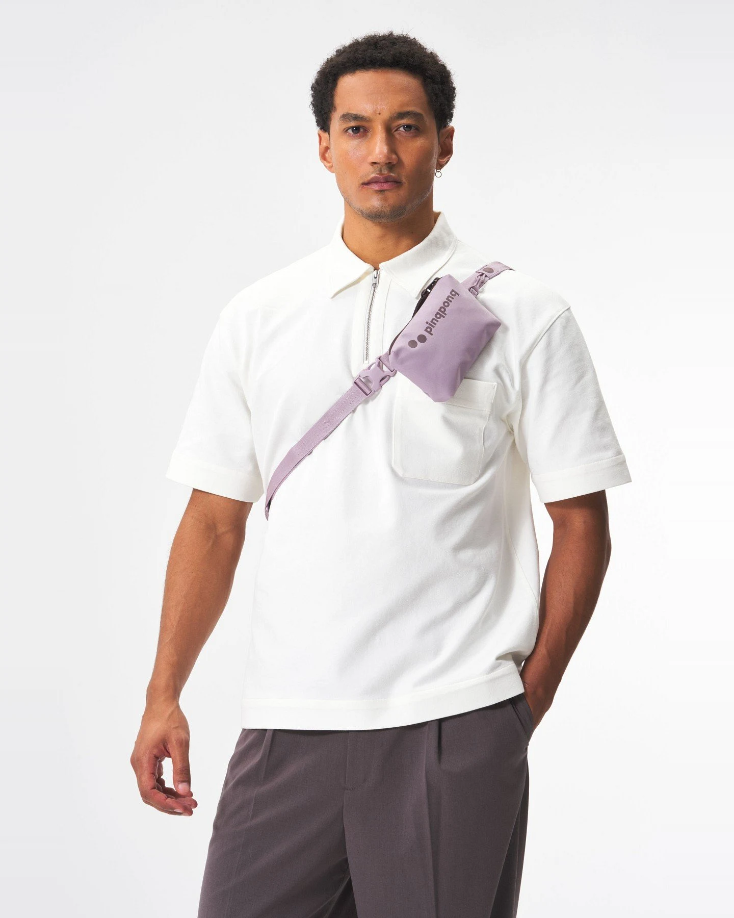 Bauchtasche Aksel Construct Lilac – Ansicht 6