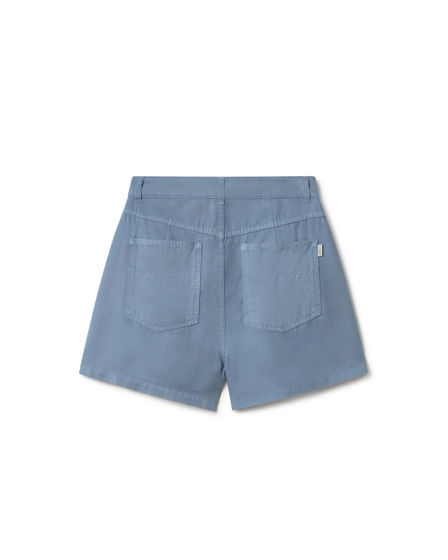 TWOTHIRDS Damen vegan Shorts Uggool Mittelblau – Ansicht 2