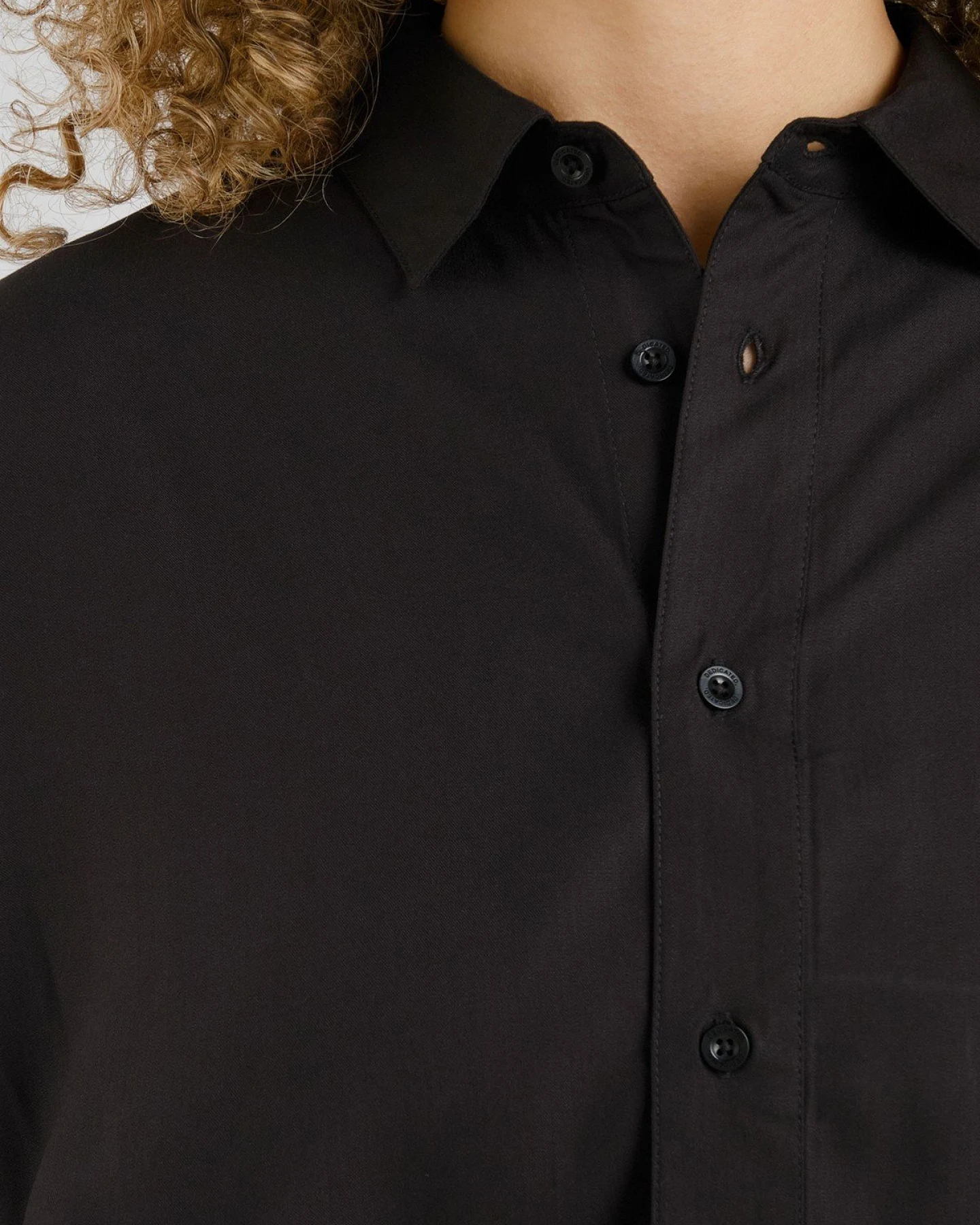 Bluse Alsvik Schwarz – Ansicht 5