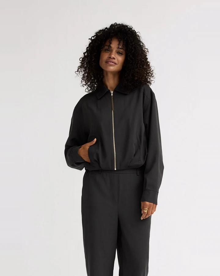 Alchemist Damen vegan Bomberjacke Luki Anthrazit