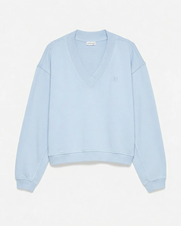 Alchemist Damen vegan Pullover Gaia Faded Blue
