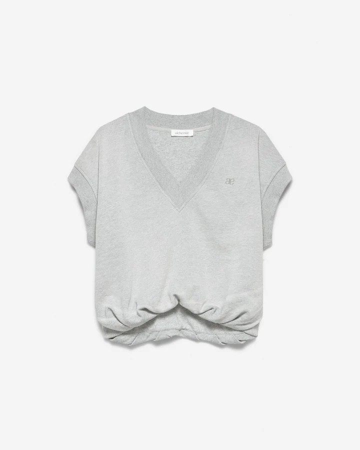 Alchemist Damen vegan Top Ola Grey Melange