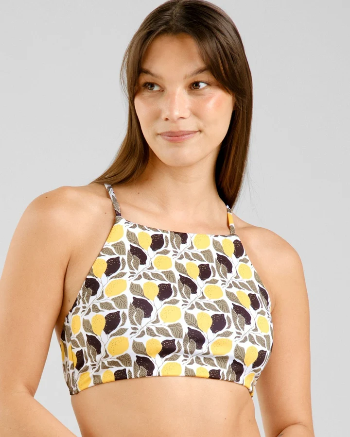 Bikini Top Orust Lemon Bricks Gelb