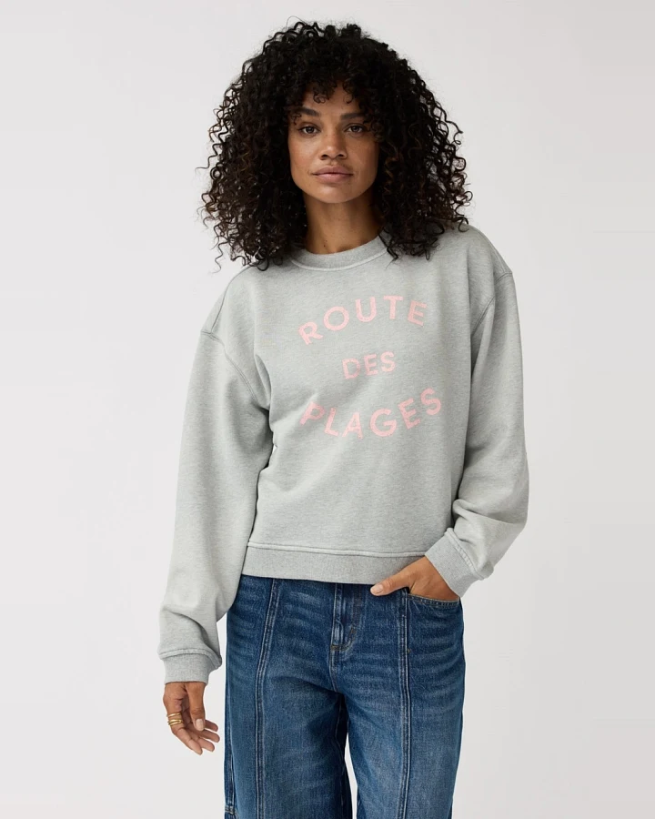 Alchemist Damen vegan Pullover Isla Grau Melange