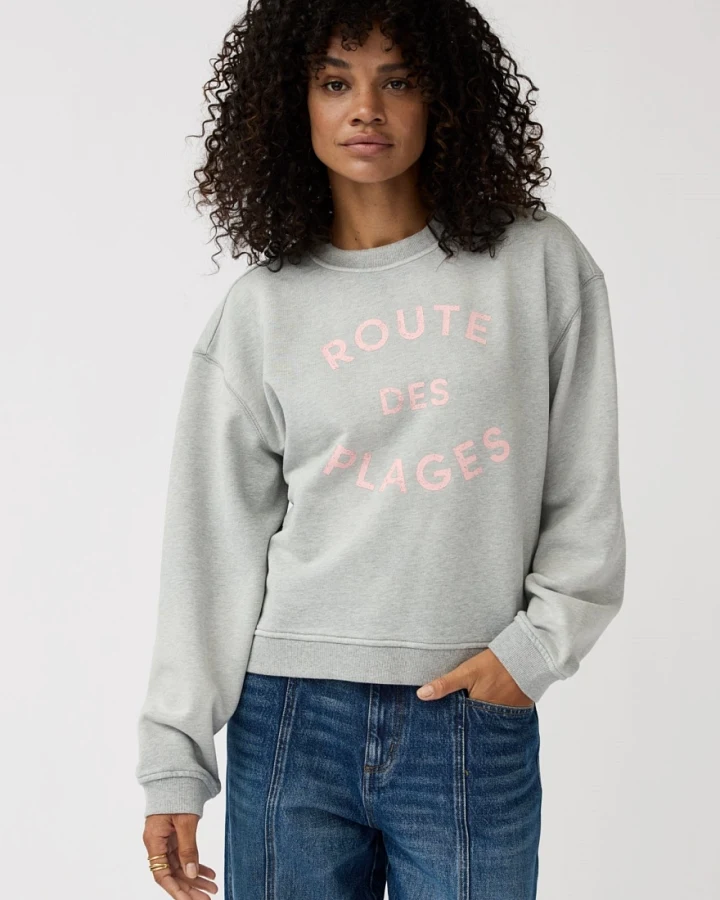 Alchemist Damen vegan Pullover Isla Grau Melange