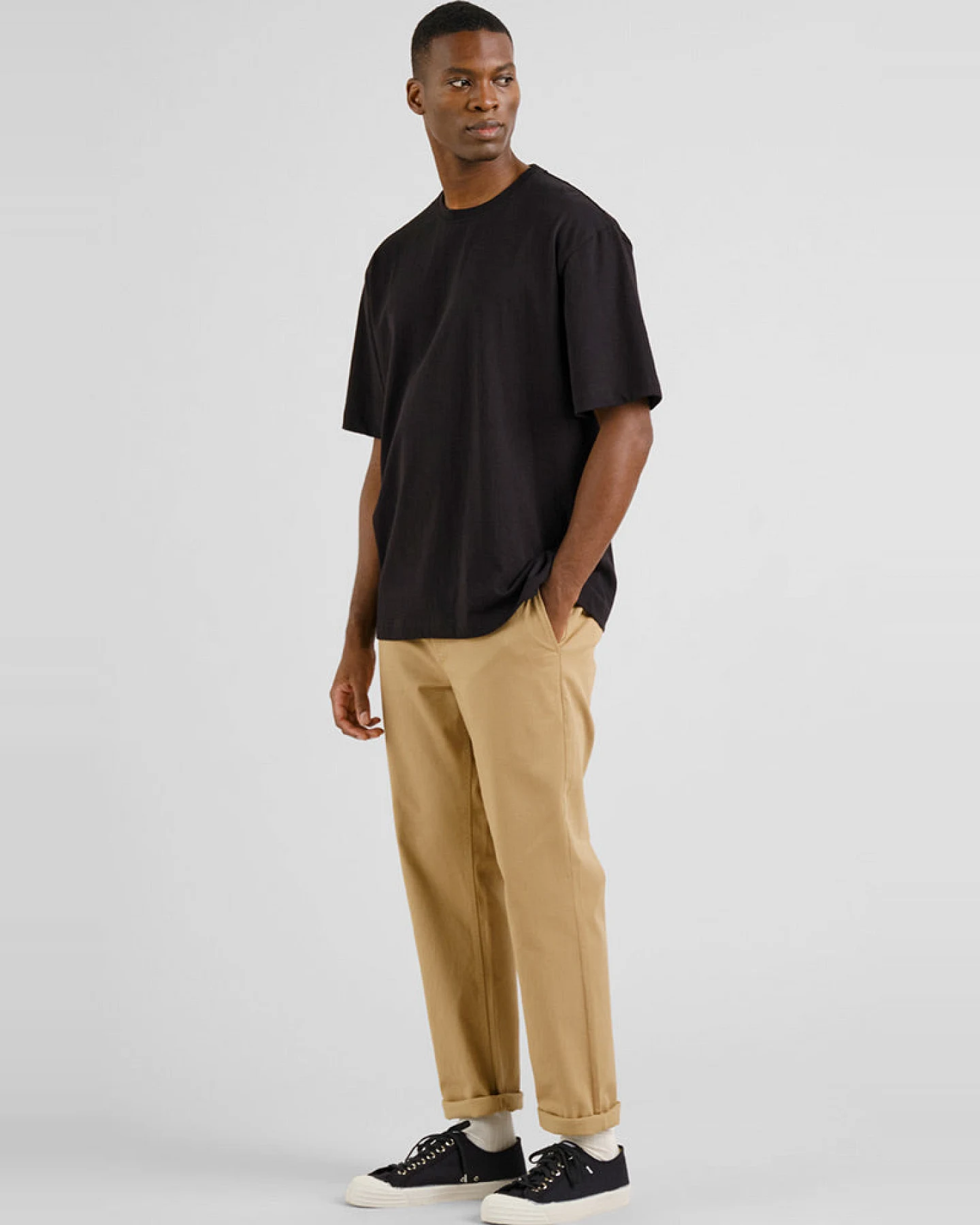 DEDICATED Herren vegan Chinos Sund Beige – Ansicht 2