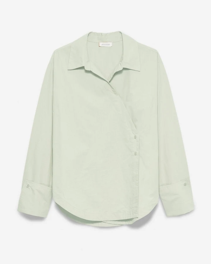 Alchemist Damen vegan Bluse Maud Celadon Grün