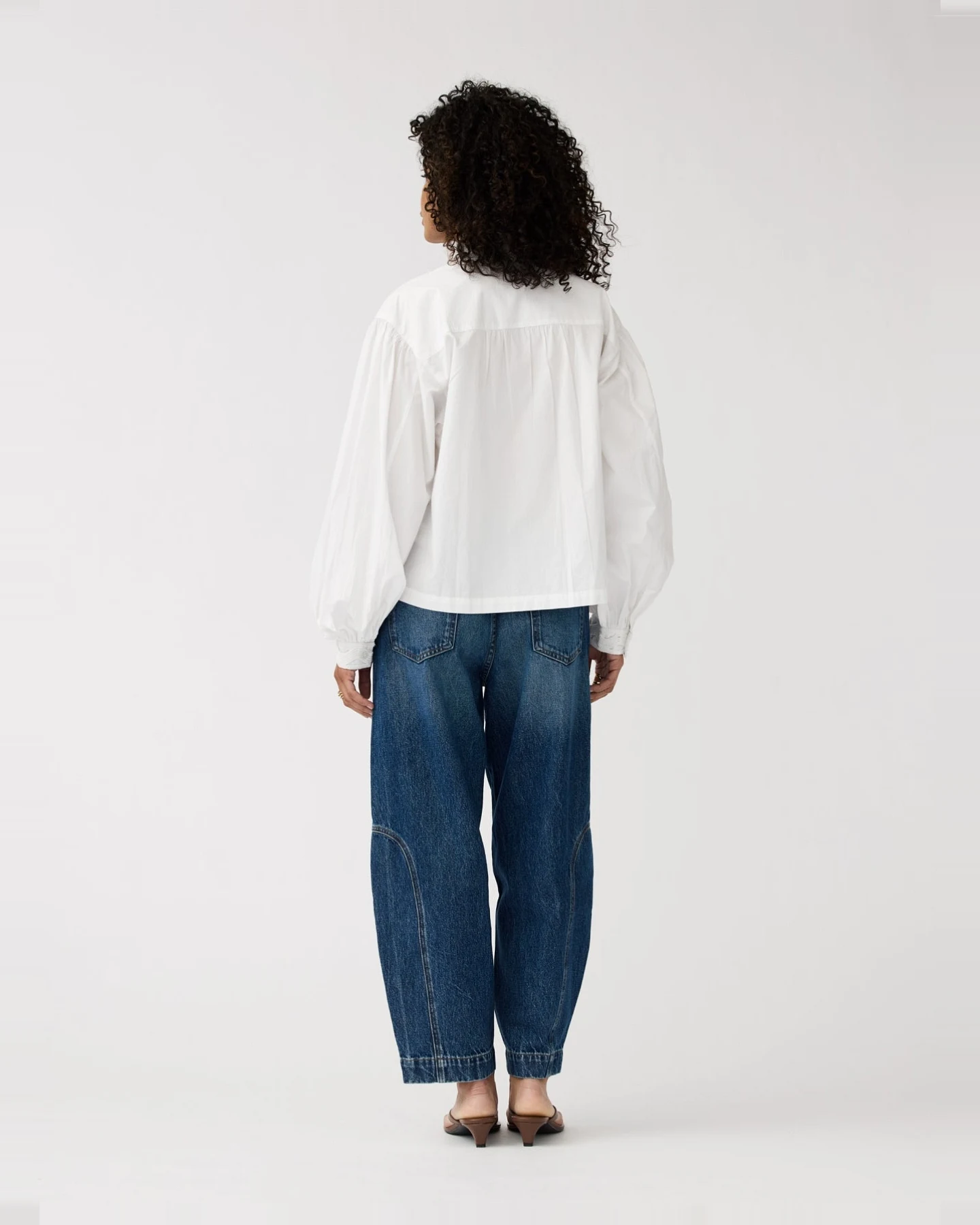 Alchemist Damen vegan Bluse Eva Sehr Weiß – Ansicht 2
