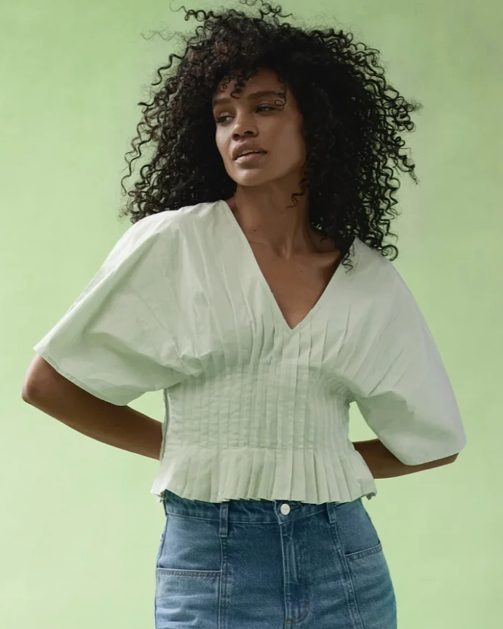 Alchemist Damen vegan Top Pien Celadon Grün