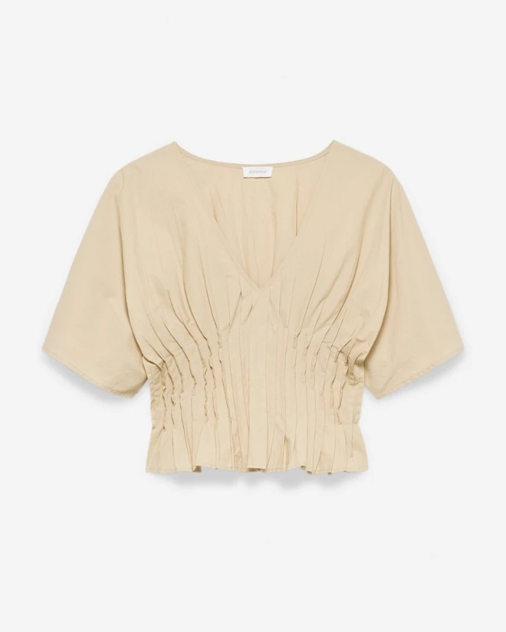 Alchemist Damen vegan Oberteil Pien Sand Beige