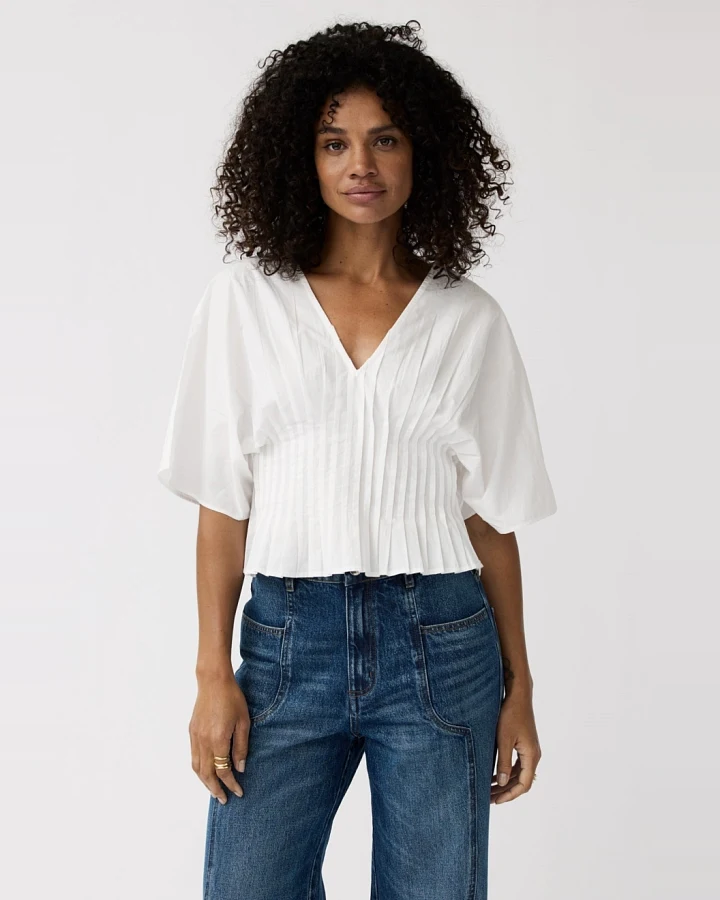 Alchemist Damen vegan Top Pien Very White