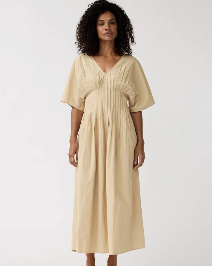 Alchemist Damen vegan Kleid Pippa Sand Beige