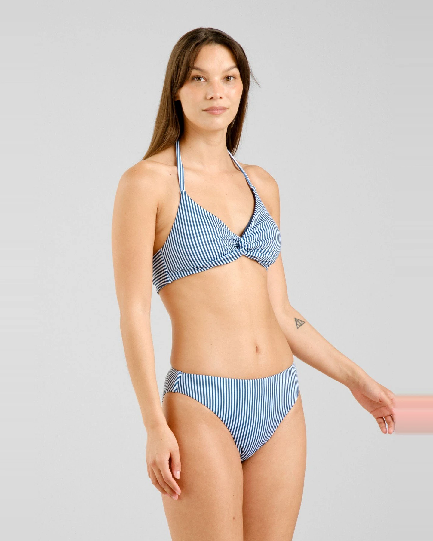 Bikini Bottom Sanda Thin Stripe Blau – Ansicht 3