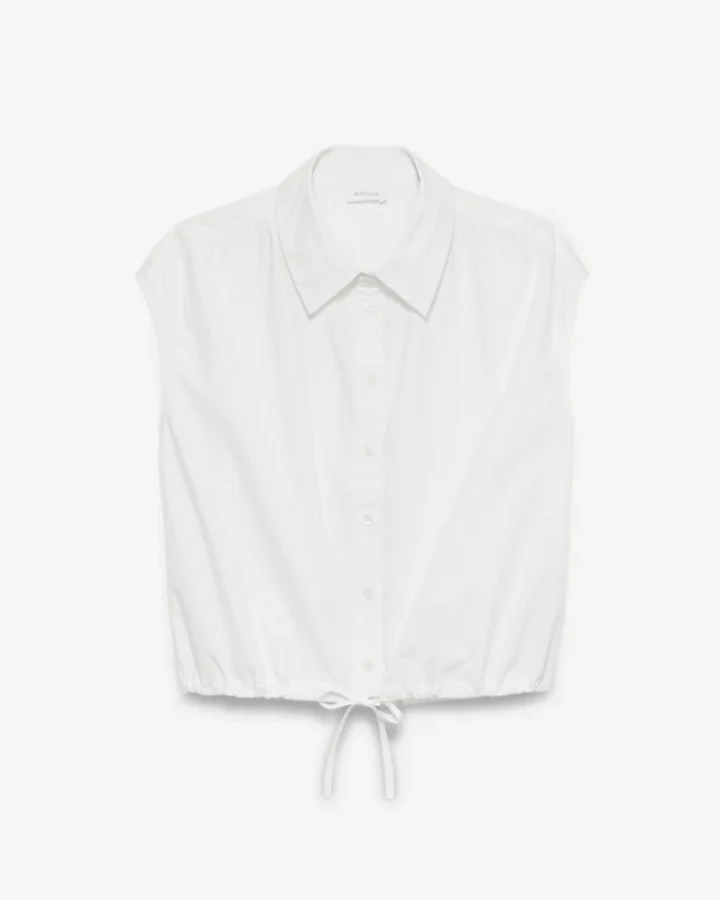 Alchemist Damen vegan Bluse Flora Sehr Weiß