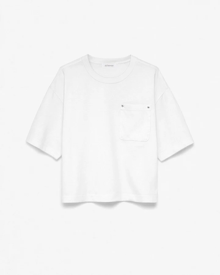 Alchemist Damen vegan T-Shirt Ashley Sehr Weiß