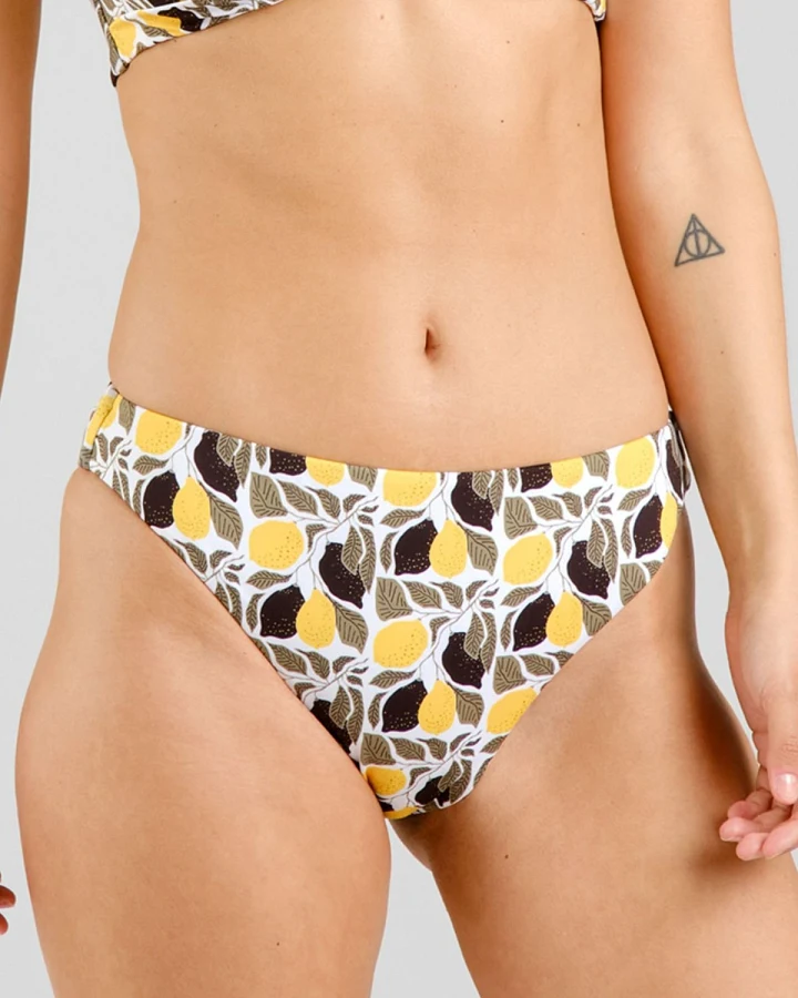 Bikini Bottom Sanda Lemon Bricks Gelb