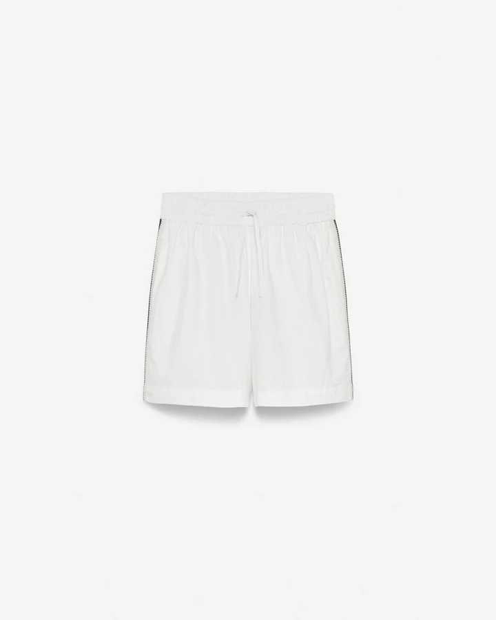 Alchemist Damen vegan Shorts Pfingstrose Tape Very White