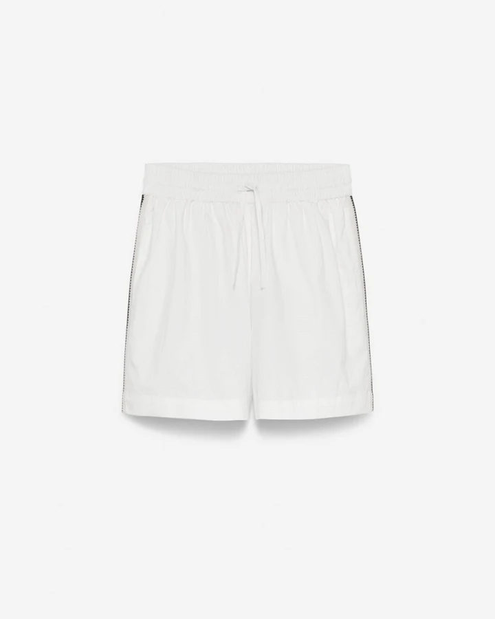 Alchemist Damen vegan Shorts Pfingstrose Tape Very White