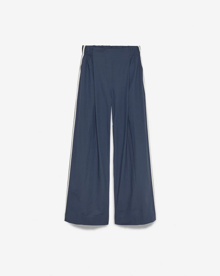 Alchemist Damen vegan Hose Moonflower Tape Navy