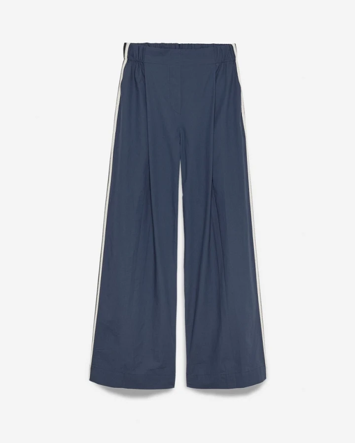 Alchemist Damen vegan Hose Moonflower Tape Navy