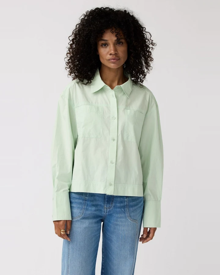 Alchemist Damen vegan Bluse Loes Celadon Grün