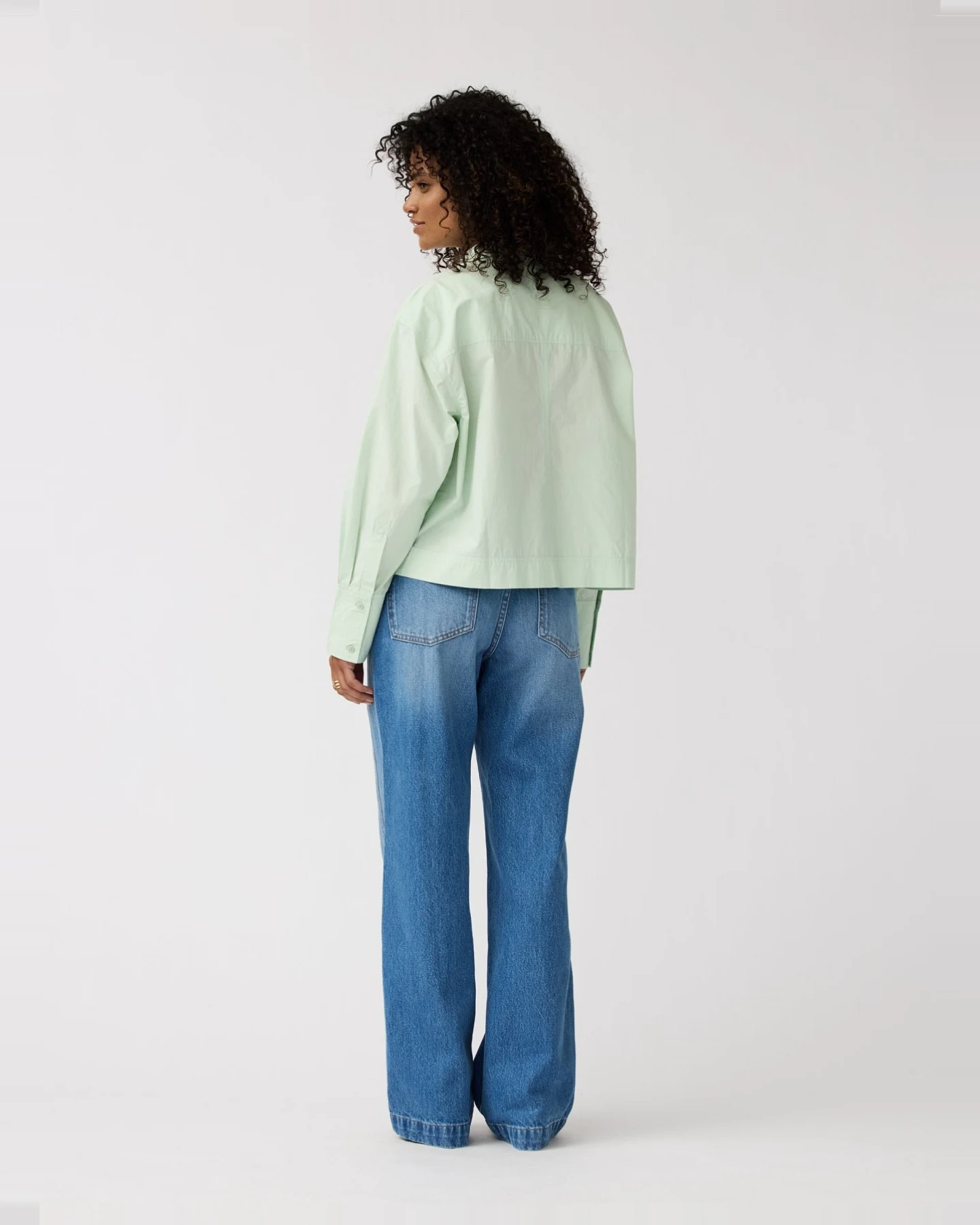 Alchemist Damen vegan Bluse Loes Celadon Grün – Ansicht 2