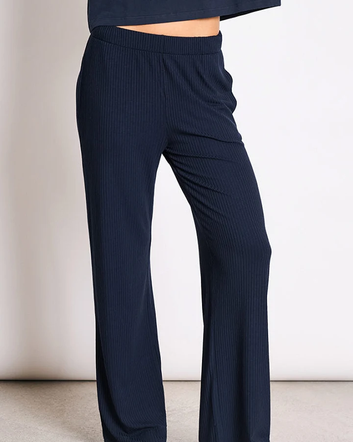 JAN 'N JUNE Damen vegan Hose Smilla Night Fall