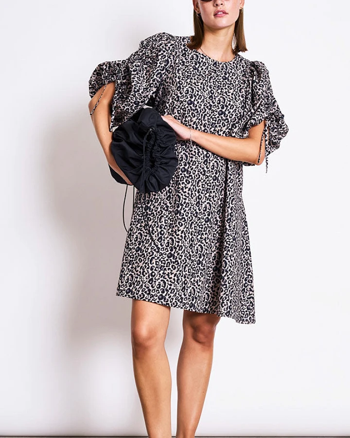 JAN 'N JUNE Damen vegan Minikleid Malus Leo