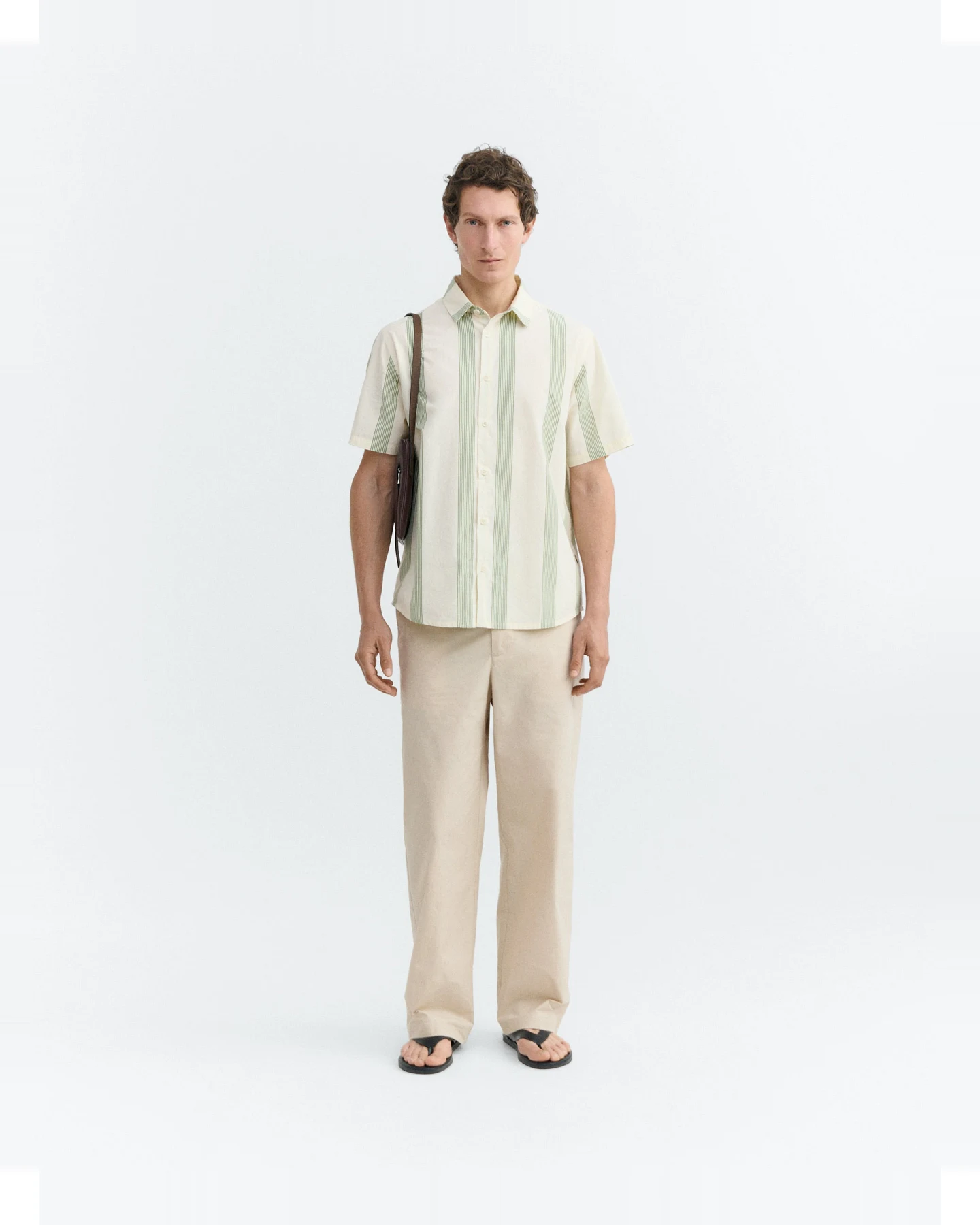 Thinking MU Herren vegan Hose Relaxed Marc Anzug Beige – Ansicht 2