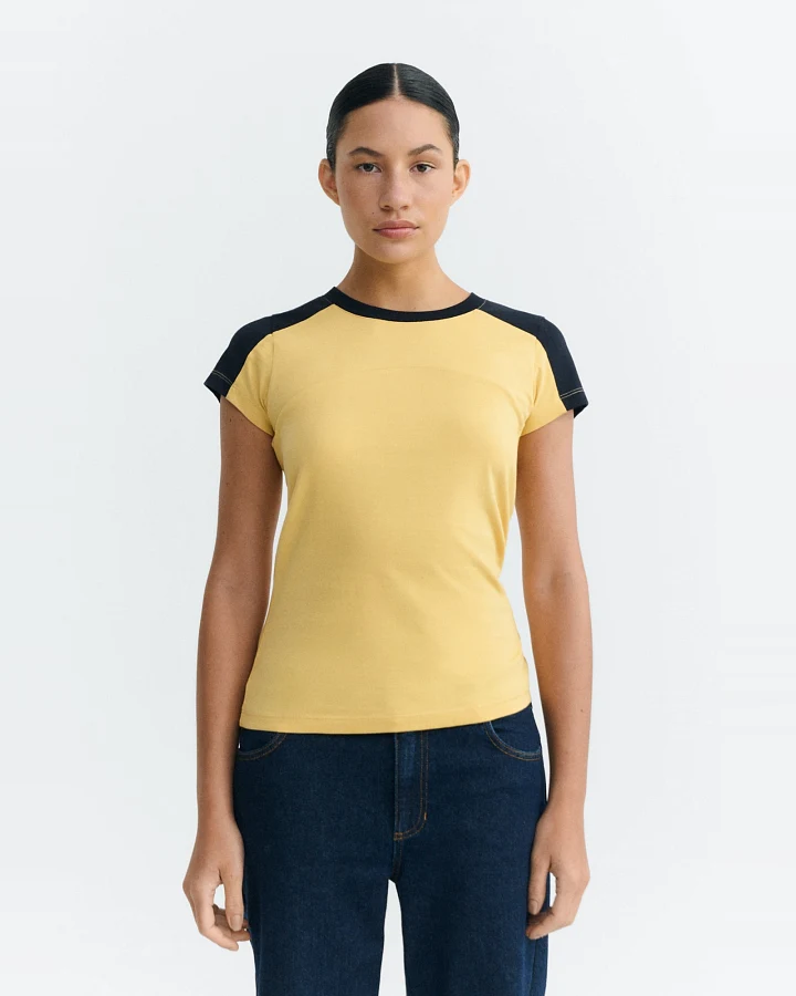 Thinking MU Damen vegan T-Shirt Selma Gelb