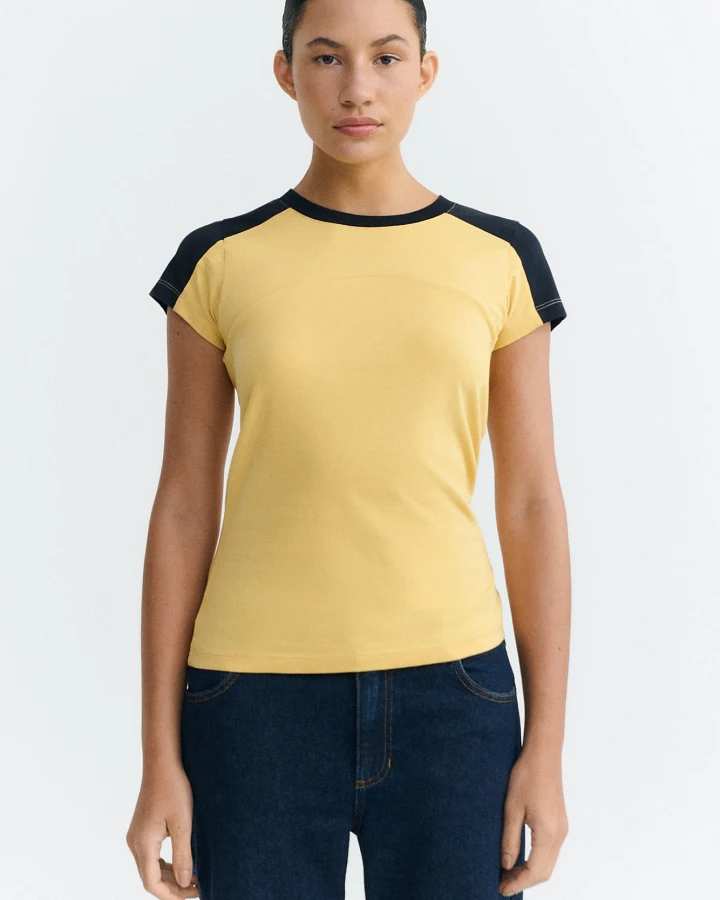 Thinking MU Damen vegan T-Shirt Selma Gelb
