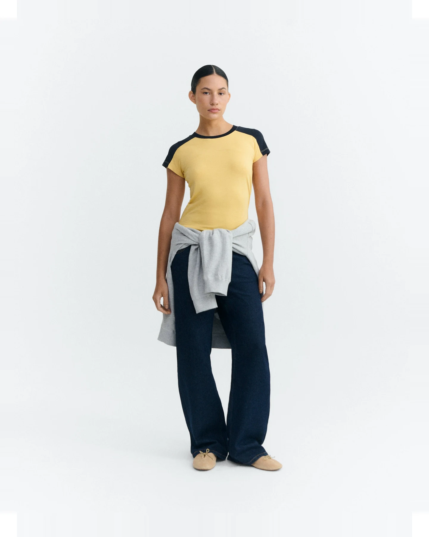 Thinking MU Damen vegan T-Shirt Selma Gelb – Ansicht 2