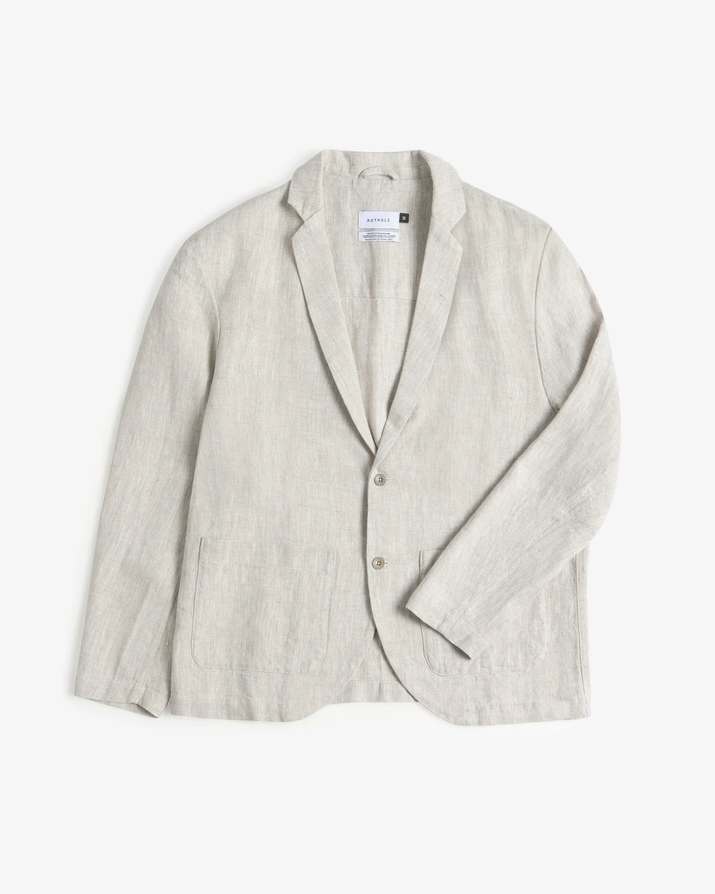 Rotholz Damen vegan Blazer Workwear Natural – Ansicht 2