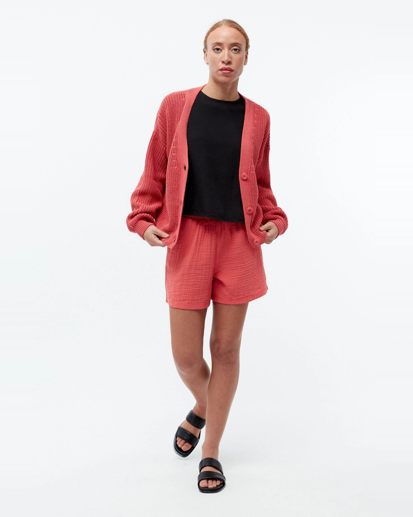 Strickjacke GBDesiree Rot – Ansicht 2