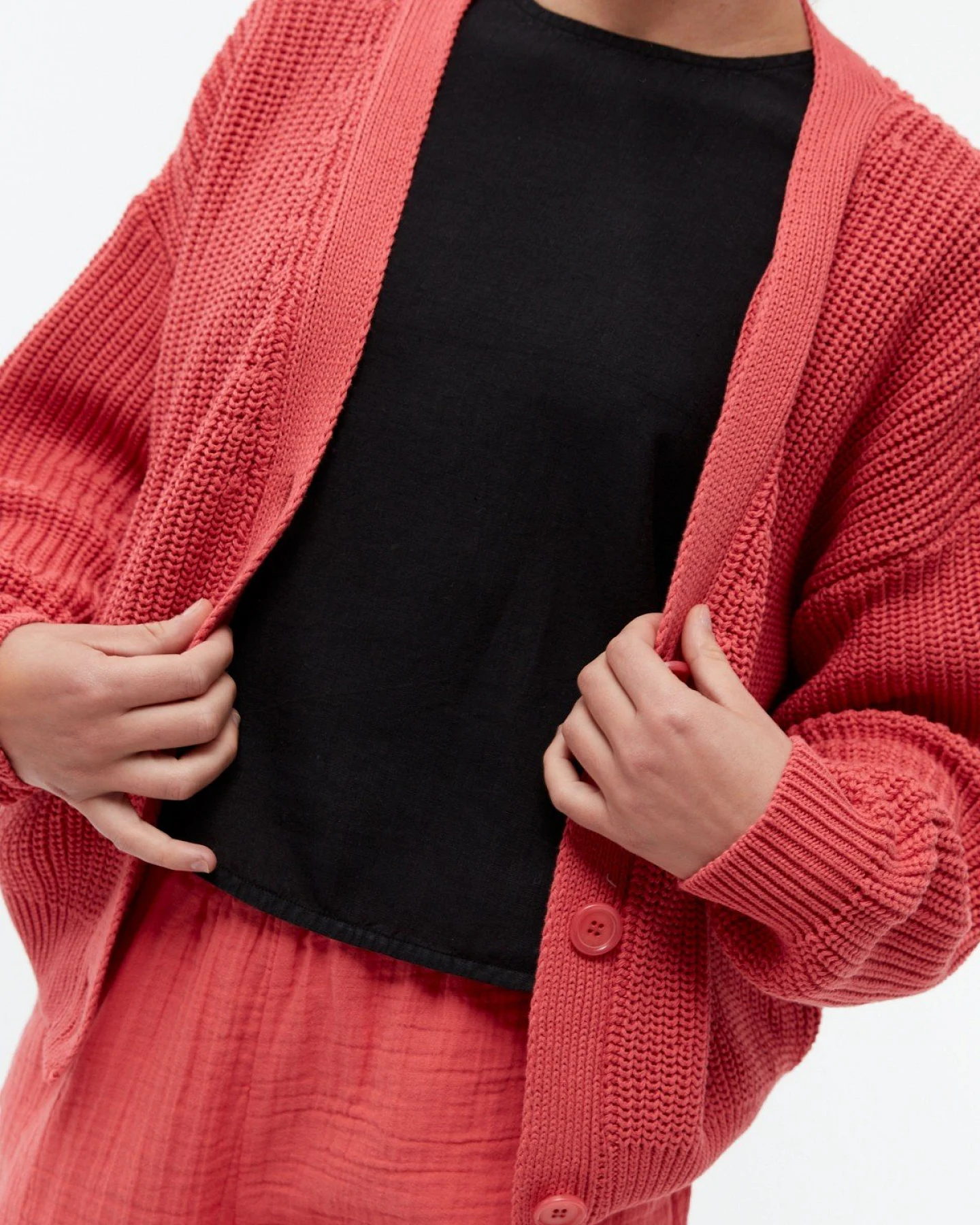 Strickjacke GBDesiree Rot – Ansicht 3