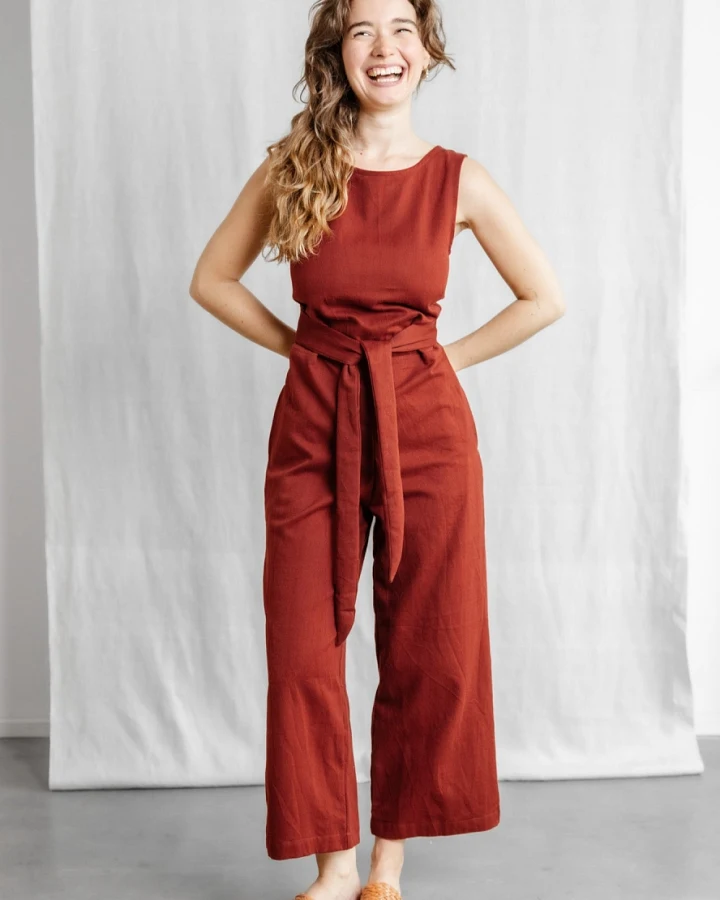 Jyoti Fair Works Damen vegan Jumpsuit Anusha Henna