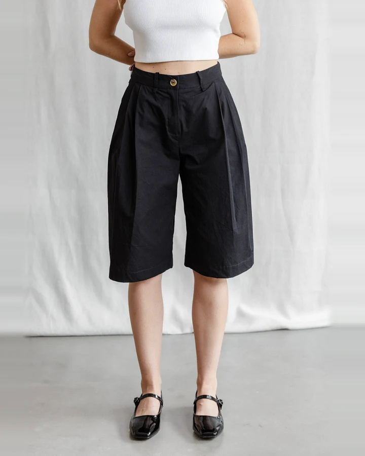 Jyoti Fair Works Damen vegan Shorts Samud Schwarz