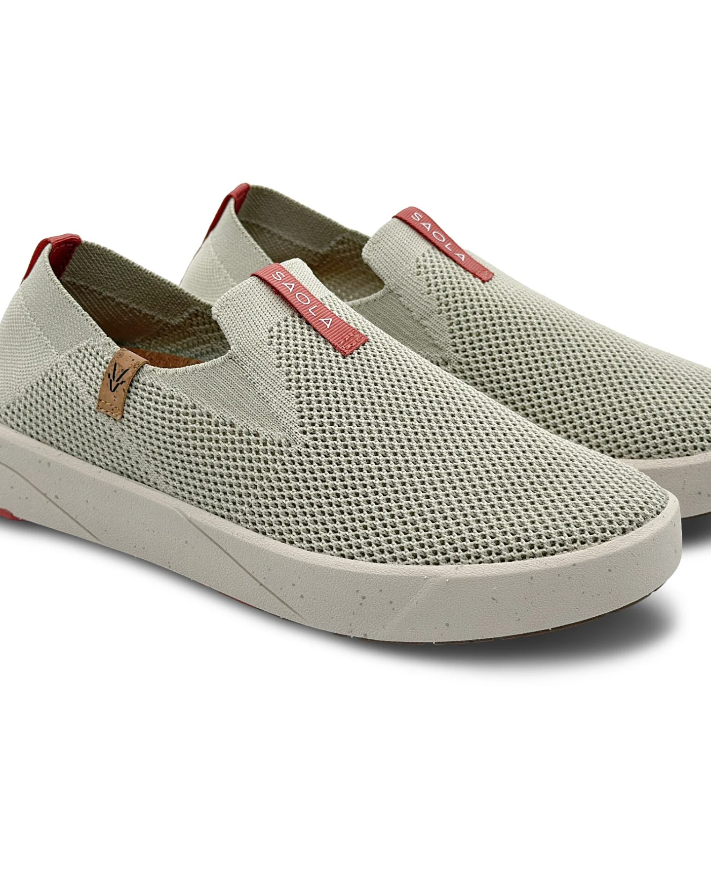 SAOLA Damen vegan Sneaker Damen Bali Verblasstes Grün – Ansicht 2