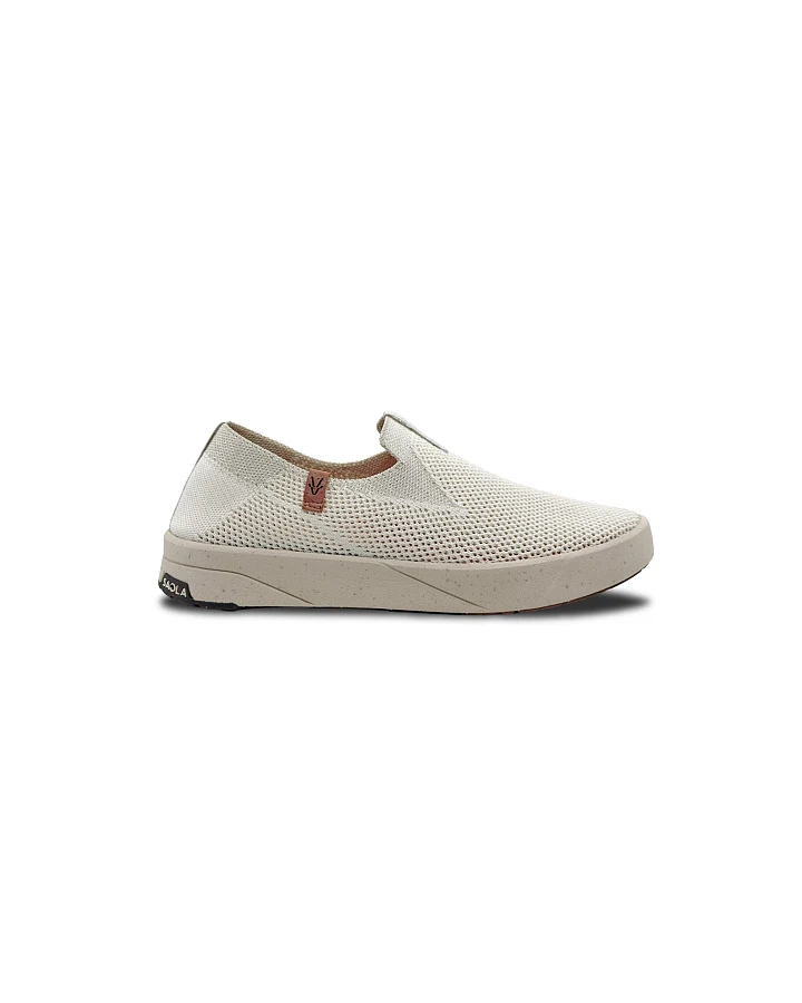 SAOLA Damen vegan Sneaker Damen Bali Weiß Silber