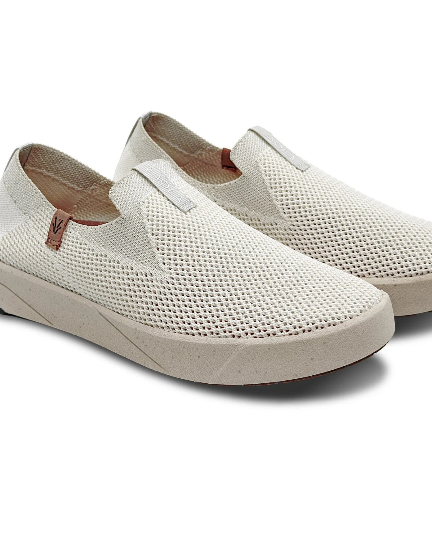 SAOLA Damen vegan Sneaker Damen Bali Weiß Silber – Ansicht 2